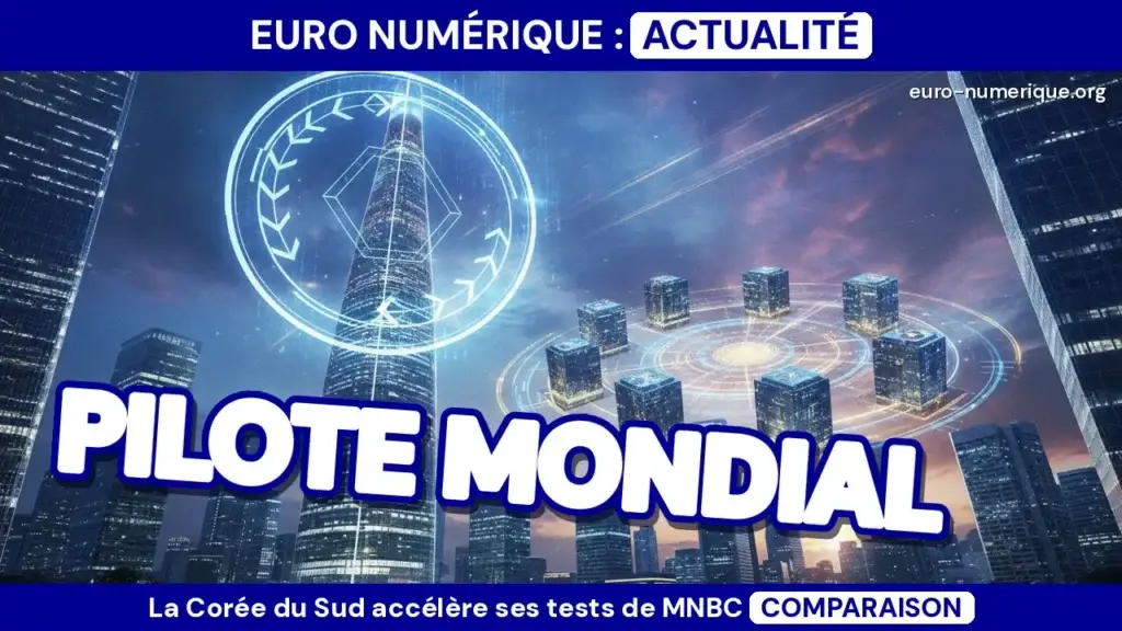 Euro numérique : la Corée du Sud avance sur son pilote