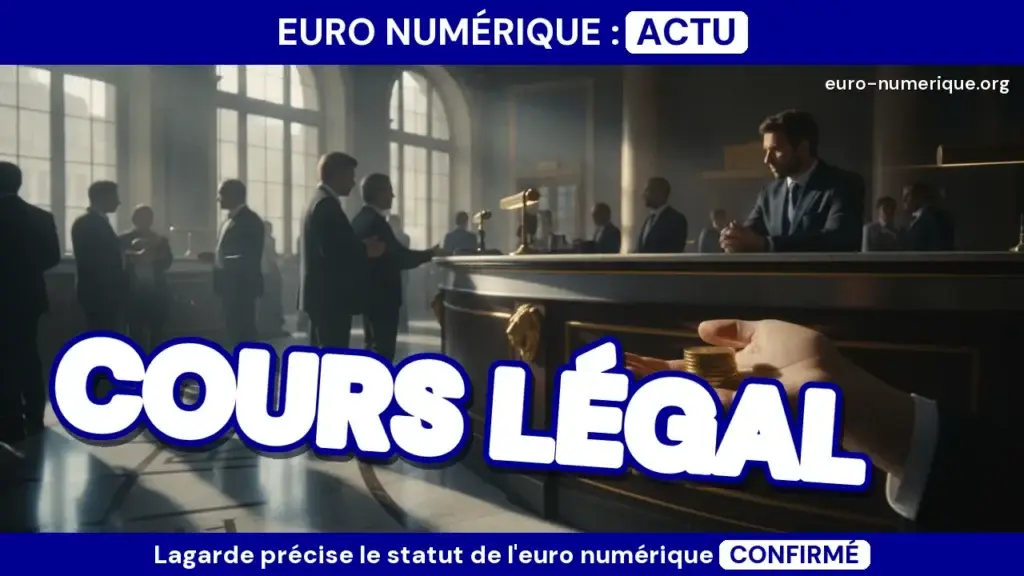 euro numérique cours légal