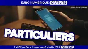 euro numérique gratuité particuliers