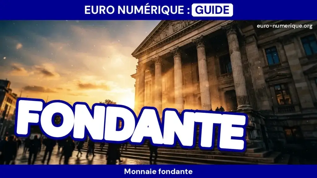 Monnaie fondante : définition et lien avec l’euro numérique
