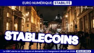 stabilité financière stablecoins