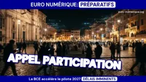 euro numérique appel participation